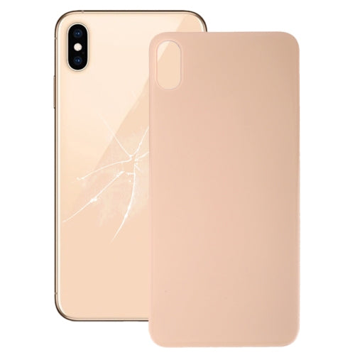 Copribatteria posteriore in vetro con foro grande per fotocamera di facile sostituzione con adesivo per iPhone XS Max, For iPhone XS Max (No Disassemble), For iPhone XS Max (Not Disassemble)