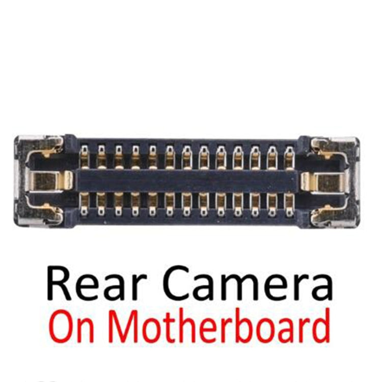 Connettore FPC per fotocamera posteriore posteriore sulla scheda madre per iPhone XS Max, For iPhone XS Max