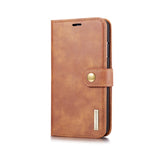 Per iPhone XS Max DG.MING Custodia in pelle magnetica rimovibile con texture Crazy Horse con supporto, slot per carte e portafoglio, iPhone XS Max, For iPhone XS Max
