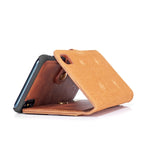 Per iPhone XS Max DG.MING Custodia in pelle magnetica rimovibile con texture Crazy Horse con supporto, slot per carte e portafoglio, iPhone XS Max, For iPhone XS Max