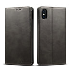 Custodia portafoglio in pelle per iPhone XS Max