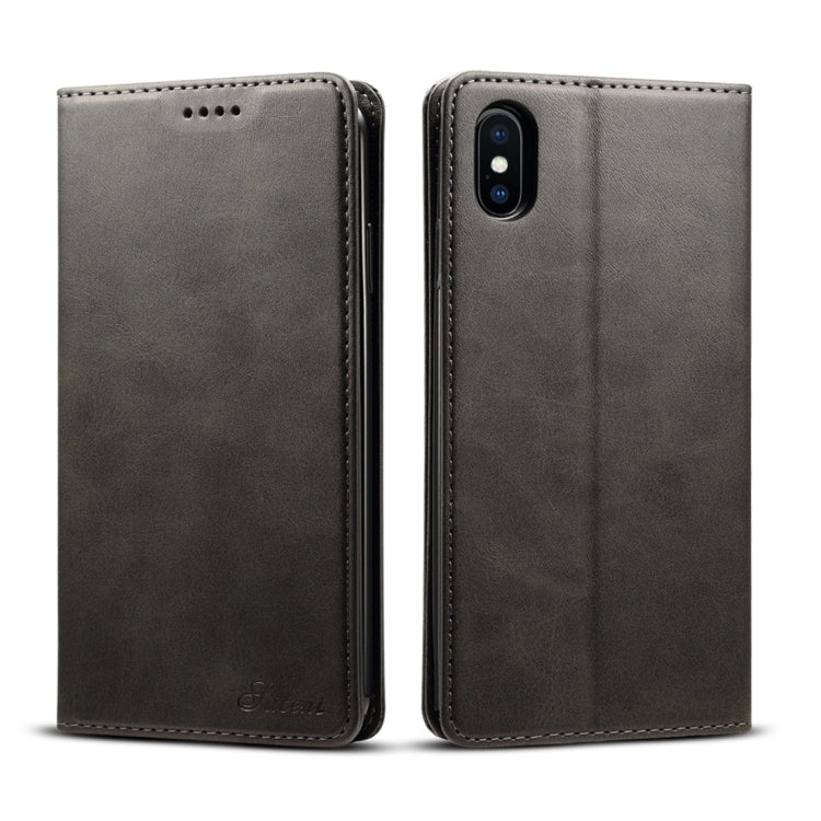 Custodia portafoglio in pelle per iPhone XS Max
