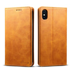 Custodia portafoglio in pelle per iPhone XS Max