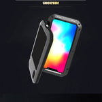 Custodia metallo e silicone per iPhone XS Max
