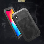 Custodia metallo e silicone per iPhone XS Max