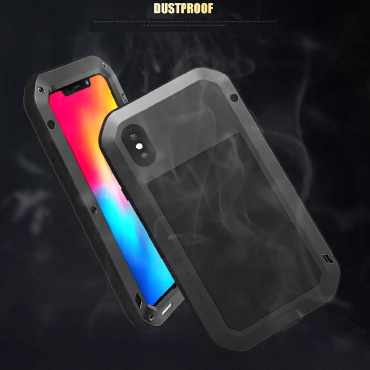 Custodia metallo e silicone per iPhone XS Max