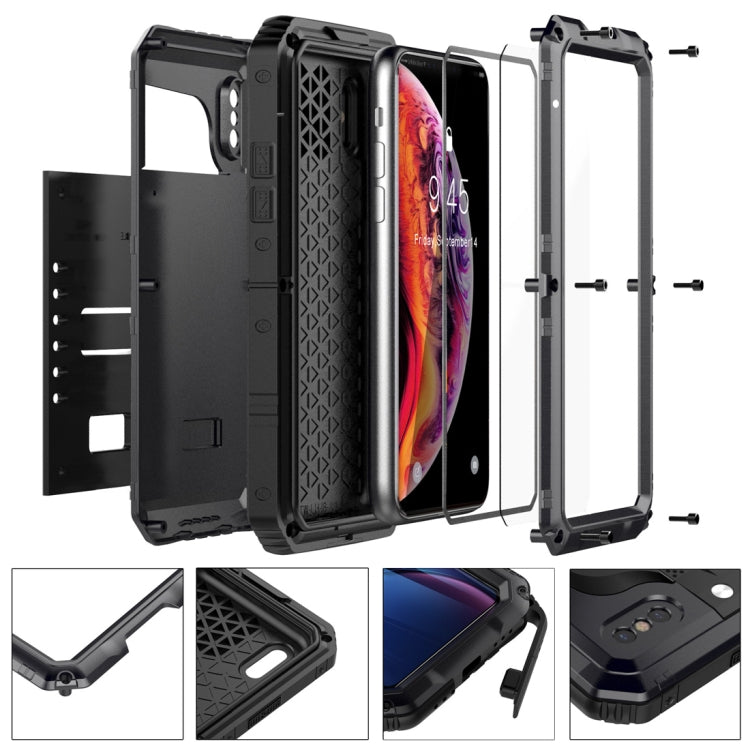 Custodia impermeabile iPhone XS Max in lega di zinco e silicone