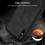 Custodia TPU e pelle per iPhone XS Max