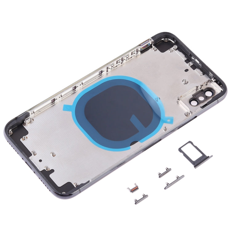 Back cover with camera lens, SIM card tray and side keys for iPhone XS Max, For iPhone XS Max, For iPhone XS Max (Camera Lens+Side Keys), For iPhone