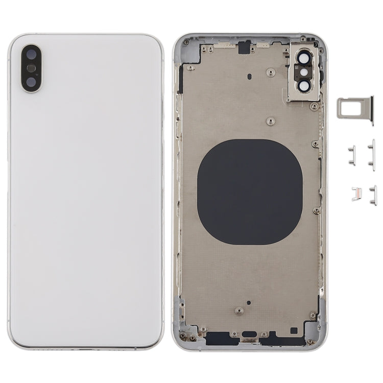 Back cover with camera lens, SIM card tray and side keys for iPhone XS Max, For iPhone XS Max, For iPhone XS Max (Camera Lens+Side Keys), For iPhone