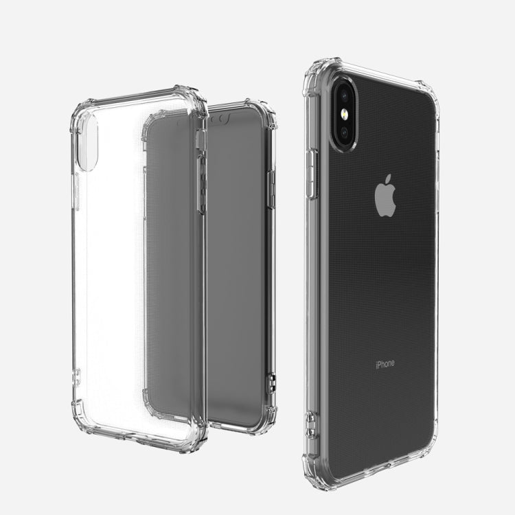 Per iPhone XS Max Custodia morbida in TPU trasparente antiurto