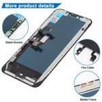 Schermo LCD OLED morbido JK per iPhone XS Max, For iPhone XS Max