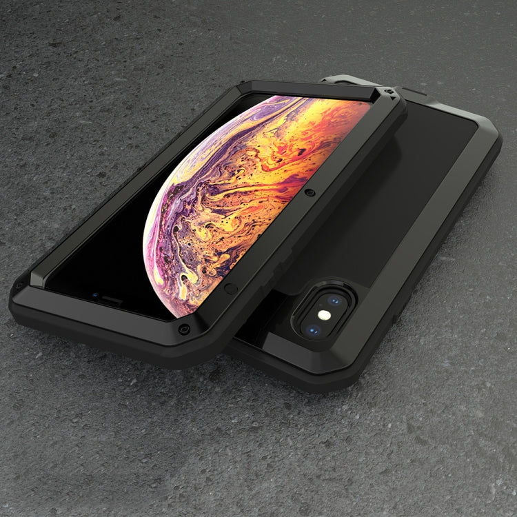 Custodia iPhone XS Max in alluminio e silicone