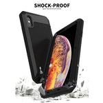 Custodia iPhone XS Max in alluminio e silicone