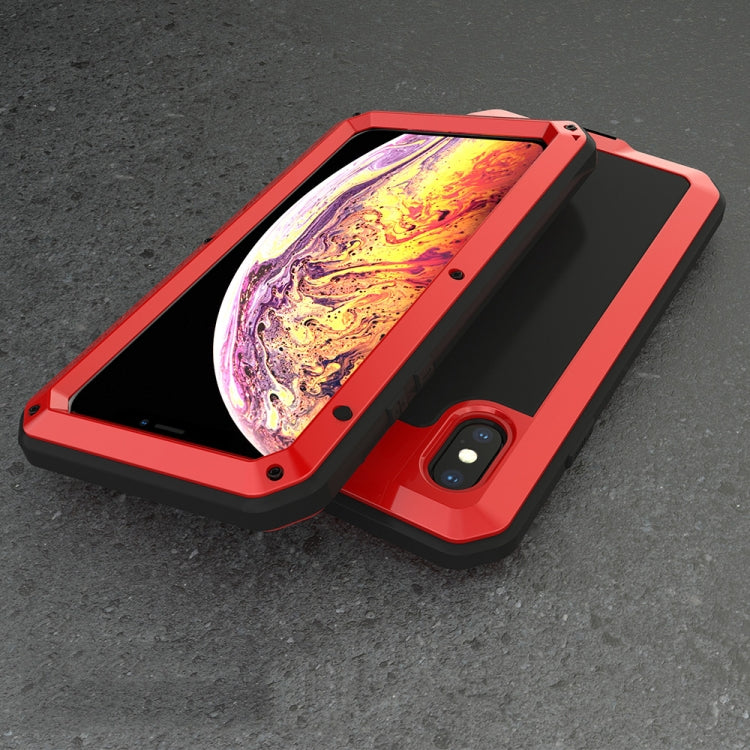 Custodia iPhone XS Max in alluminio e silicone