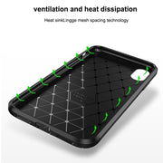 Custodia TPU per iPhone XS Max Fibra di Carbonio