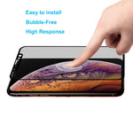 Pellicola in vetro temperato privacy per iPhone XS Max