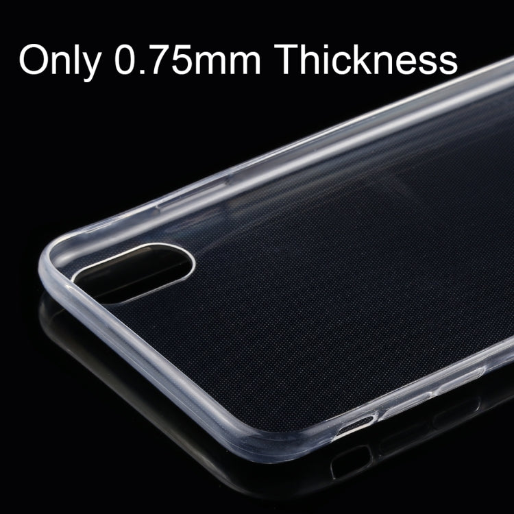 Custodia trasparente ultrasottile in TPU per iPhone XR