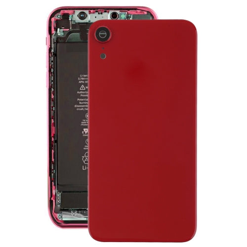 Battery Back Cover with Rear Camera Bezel, Lens and Adhesive for iPhone XR, For iPhone XR (with Camera Bezel)