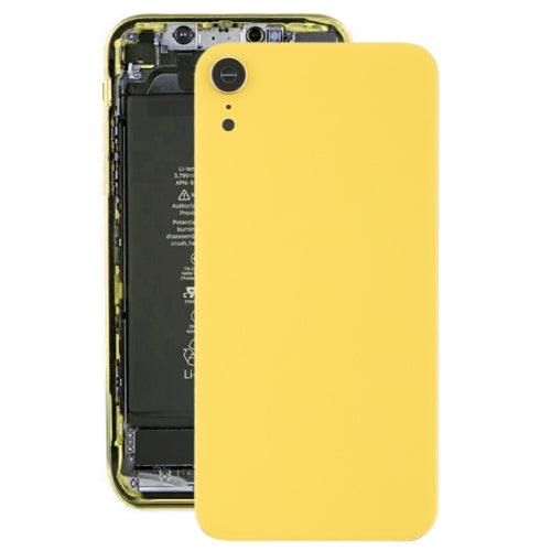 Cover posteriore della batteria con cornice della fotocamera posteriore, obiettivo e adesivo per iPhone XR, For iPhone XR (with Camera Bezel)