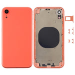 Cover posteriore con obiettivo fotocamera, vassoio per scheda SIM e tasti laterali per iPhone XR, For iPhone XR (with Side Keys)