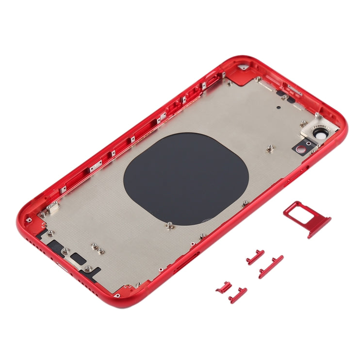 Back Cover with Camera Lens, SIM Card Tray and Side Keys for iPhone XR, For iPhone XR (with Side Keys)