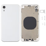 Cover posteriore con obiettivo fotocamera, vassoio per scheda SIM e tasti laterali per iPhone XR, For iPhone XR (with Side Keys)