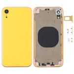 Cover posteriore con obiettivo fotocamera, vassoio per scheda SIM e tasti laterali per iPhone XR, For iPhone XR (with Side Keys)