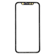 Front Screen Glass Outer Lens with Frame + OCA Adhesive Optically Clear for iPhone XR, For iPhone XR (Frame+OCA)