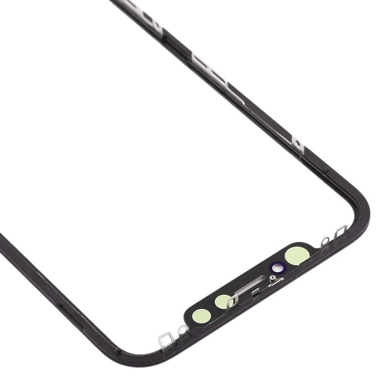 Lente esterna vetro con cornice e adesivo OCA per iPhone XR