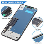 Incell TFT LCD Screen and Digitizer Full Assembly for iPhone XR, For iPhone XR(JK inell)