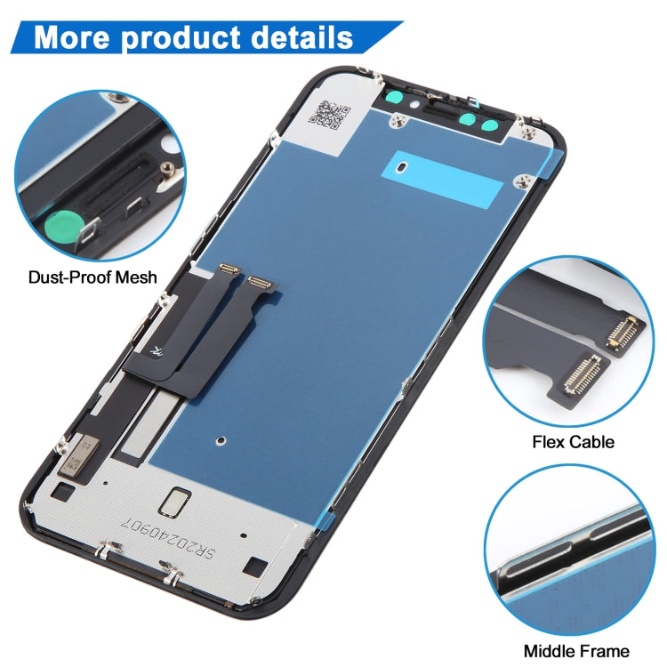 Incell TFT LCD Screen and Digitizer Full Assembly for iPhone XR, For iPhone XR(JK inell)