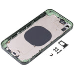 Cover posteriore con cornice smerigliata con aspetto imitazione di iP13 Pro per iPhone XR, for iPhone XR(Frosted Steel Material,Green)