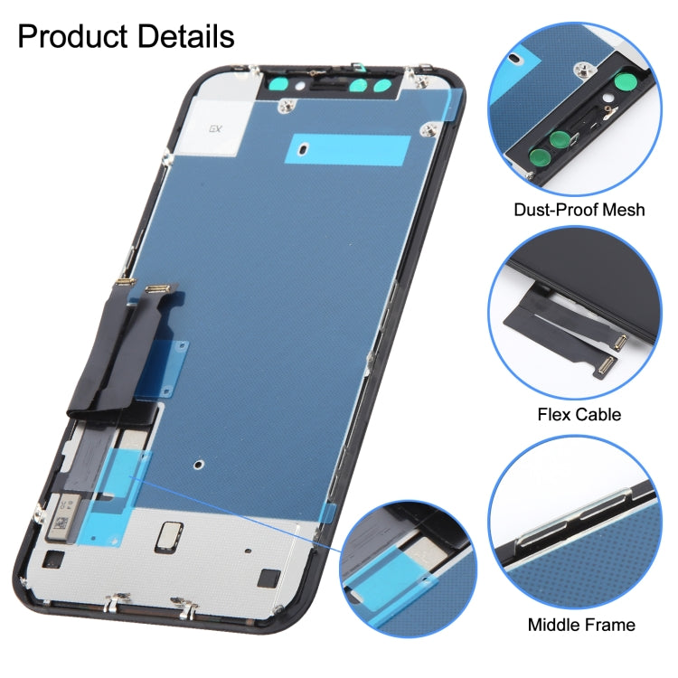 Schermo LCD GX Incell per iPhone XR con digitalizzatore assemblaggio completo, For iPhone XR (GX)