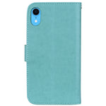 Custodia portafoglio in pelle PU rosa per iPhone XR