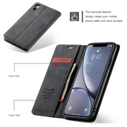 Custodia multifunzionale in pelle per iPhone XR