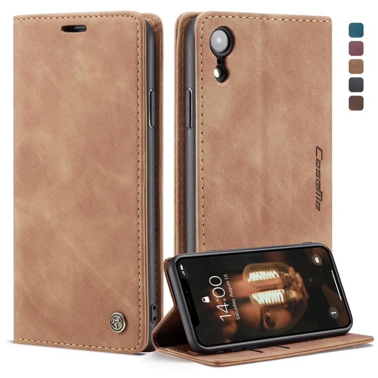 Custodia in pelle multifunzionale per iPhone XR