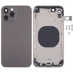 Cover posteriore in acciaio inossidabile per iPhone XR