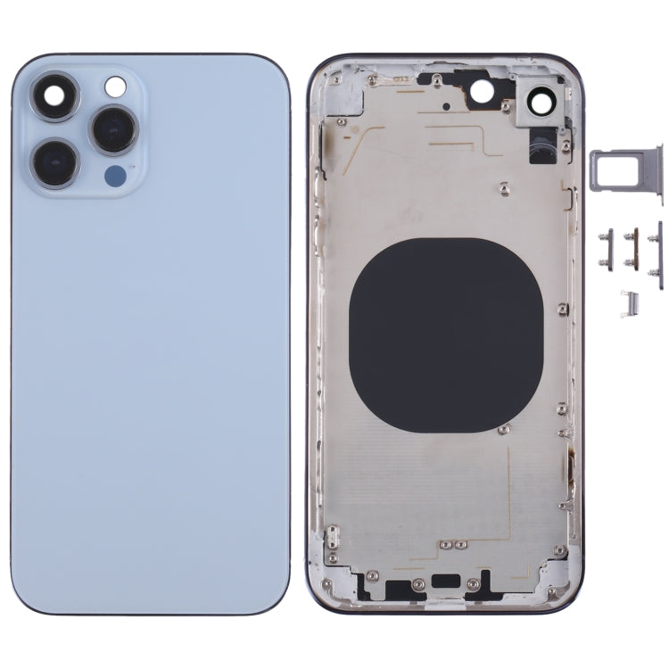 Cover posteriore in materiale acciaio inossidabile con aspetto imitazione di iP13 Pro per iPhone XR, for iPhone XR(Black), for iPhone XR(Gold), for iPhone XR(Blue), for iPhone XR(White)