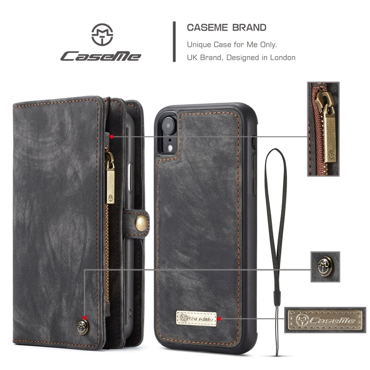 Custodia portafoglio in pelle per iPhone XR