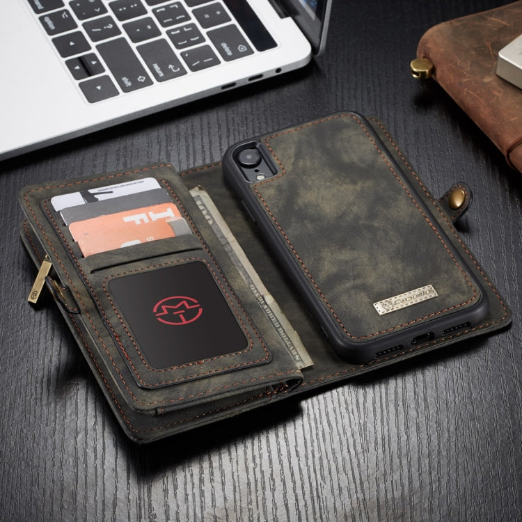 Custodia portafoglio in pelle per iPhone XR