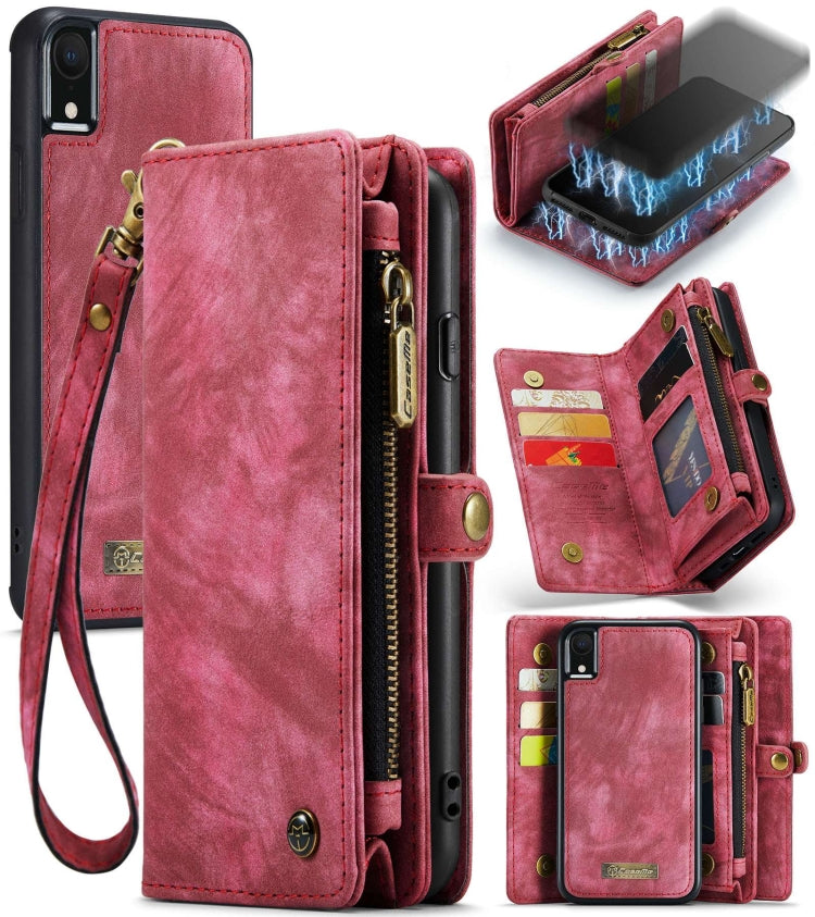Custodia portafoglio in pelle per iPhone XR
