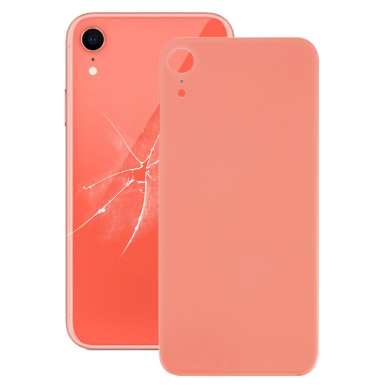 Back Glass Battery Cover with Large Camera Hole Easy Replacement with Adhesive for iPhone XR, For iPhone XR (No Disassemble), For iPhone XR (Not Disassemble), For iPhone XR (Easy Replacement)