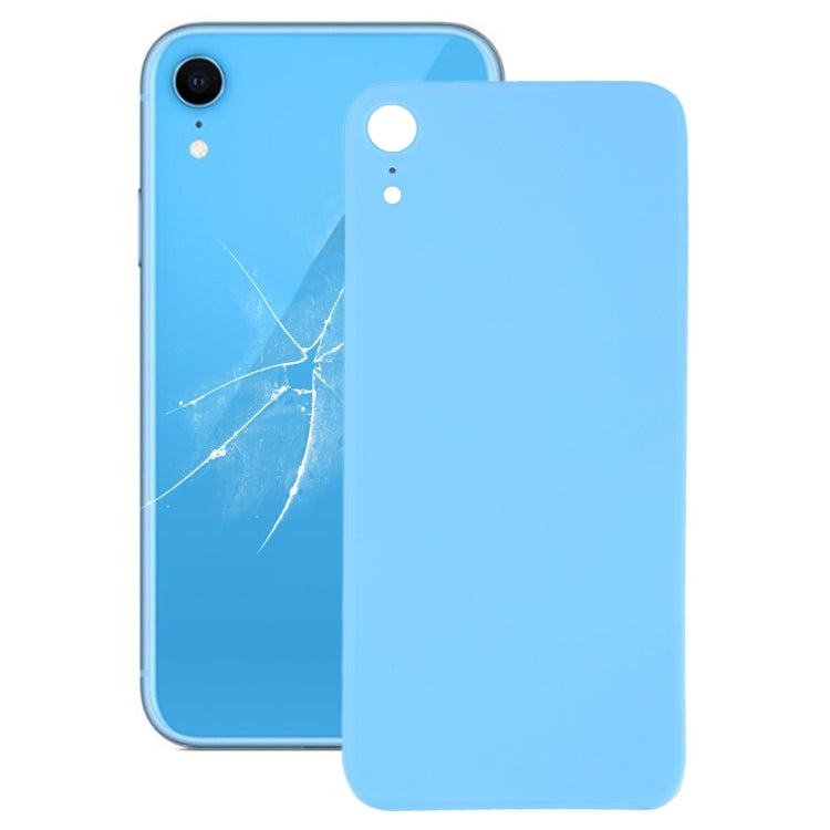 Back Glass Battery Cover with Large Camera Hole Easy Replacement with Adhesive for iPhone XR, For iPhone XR (No Disassemble), For iPhone XR (Not Disassemble), For iPhone XR (Easy Replacement)