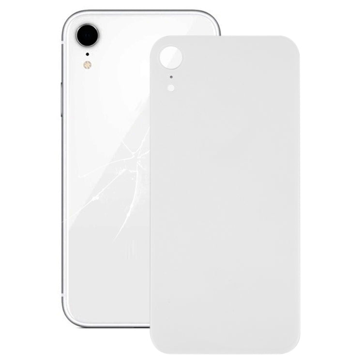 Copribatteria posteriore in vetro con foro grande per fotocamera di facile sostituzione con adesivo per iPhone XR, For iPhone XR (No Disassemble), For iPhone XR (Not Disassemble), For iPhone XR (Easy Replacement)