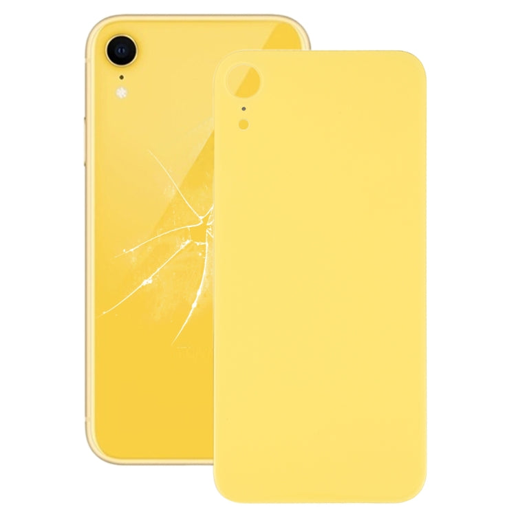 Back Glass Battery Cover with Large Camera Hole Easy Replacement with Adhesive for iPhone XR, For iPhone XR (No Disassemble), For iPhone XR (Not Disassemble), For iPhone XR (Easy Replacement)