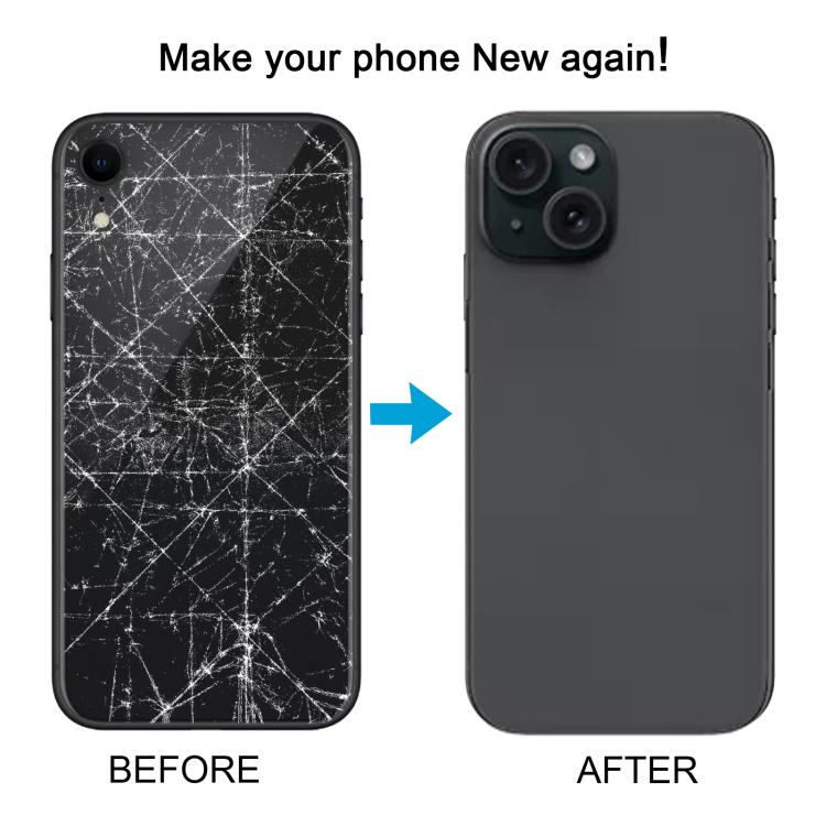 Cover posteriore di ricambio per iPhone XR effetto iP15 Pro