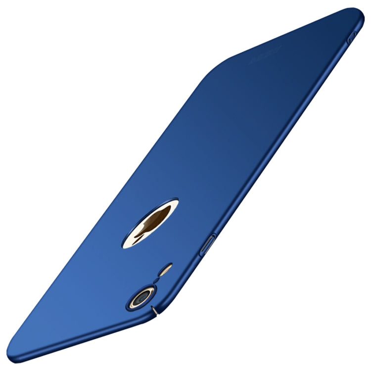 Per iPhone XR Custodia MOFI glassata per PC ultrasottile a copertura totale, For iPhone XR With Round Hole