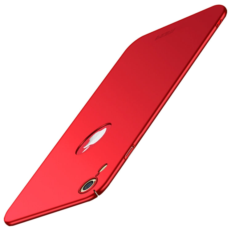 Per iPhone XR Custodia MOFI glassata per PC ultrasottile a copertura totale, For iPhone XR With Round Hole