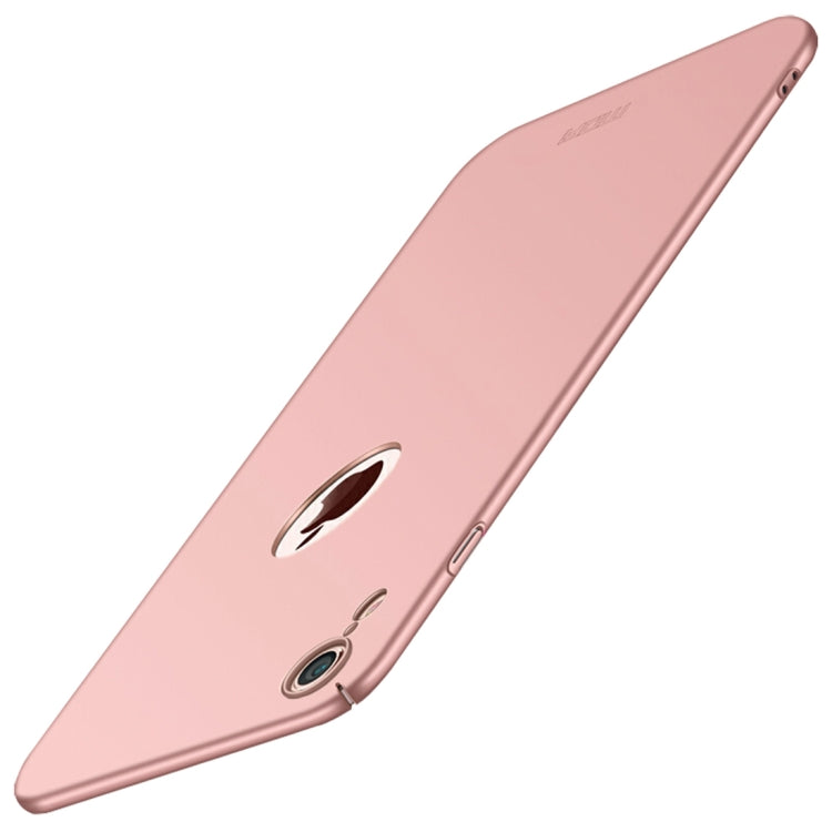 Per iPhone XR Custodia MOFI glassata per PC ultrasottile a copertura totale, For iPhone XR With Round Hole